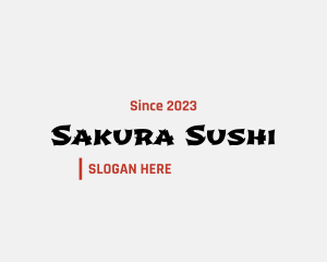 Japanese - Asian Japanese Restaurant logo design