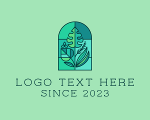 Mosaic - Greenhouse Garden Plants logo design