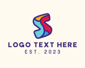 Preschool - Colorful Letter S logo design