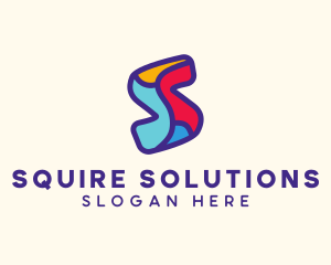 Colorful Letter S logo design