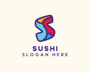 Colorful Letter S logo design