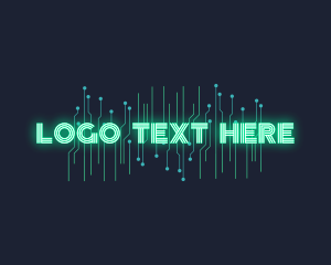 Luminous - Tech Circuit Innovation logo design