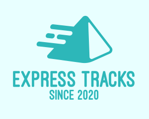 Teal Pyramid Express logo design