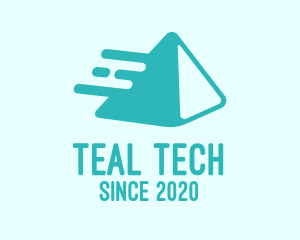 Teal - Teal Pyramid Express logo design