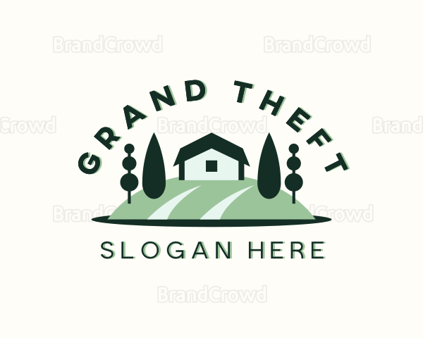 Home Garden Landscaping Logo