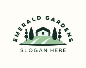 Home Garden Landscaping logo design