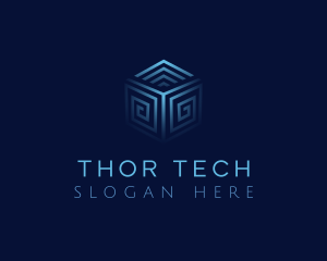 Digital Tech Startup logo design