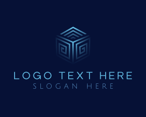 Cube - Digital Tech Startup logo design
