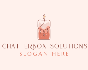 Flower - Handmade Candle Decor logo design