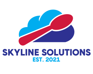 Sky - Sky Cloud Spoon logo design