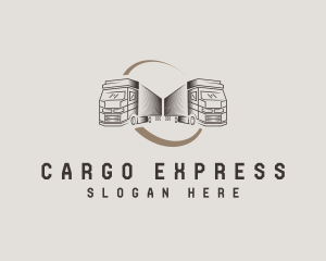 Logistics Truck Haulage logo design