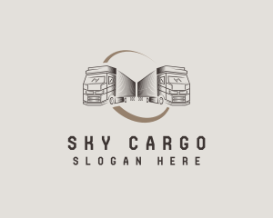 Logistics Truck Haulage logo design