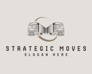 Logistics Truck Haulage logo design