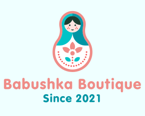 Baby Russian Doll logo design