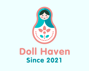 Doll - Baby Russian Doll logo design