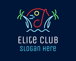 Club - Beach Night Club logo design