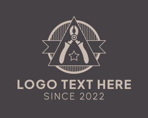 Industrial - Industrial Pliers Tool logo design