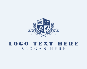 Academic - University College Education logo design