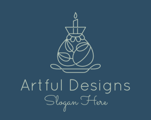 Decorative Candle Ornament logo design