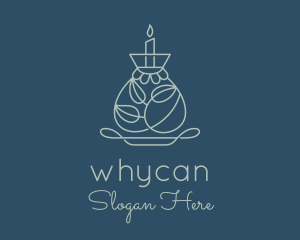 Worship - Decorative Candle Ornament logo design