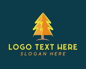 Electric Pine Tree Logo