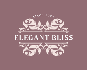 Floral Wedding Event Logo