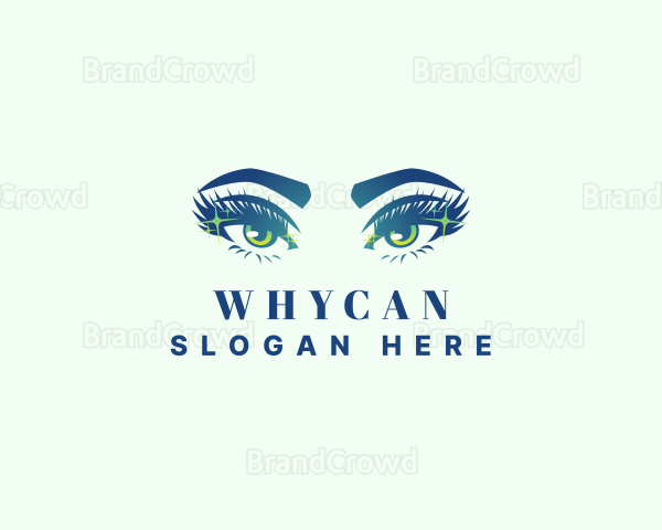 Eye Eyelash Fashion Logo