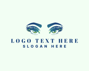 Eye Eyelash Fashion Logo