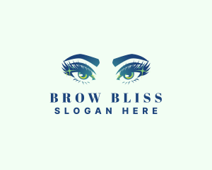 Eye Eyelash Fashion logo design