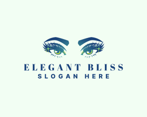 Microblading - Eye Eyelash Fashion logo design