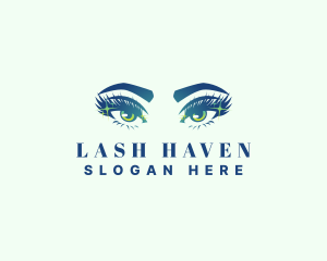 Eye Eyelash Fashion logo design