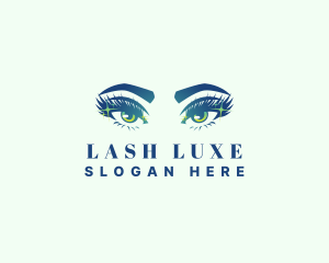 Eye Eyelash Fashion logo design