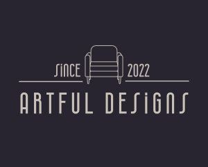 Elegant Sofa Furniture logo design