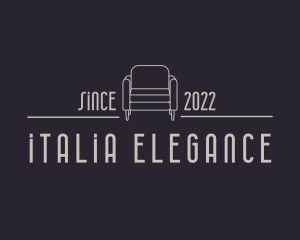 Elegant Sofa Furniture logo design