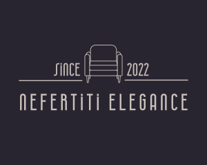 Elegant Sofa Furniture logo design