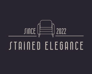 Elegant Sofa Furniture logo design