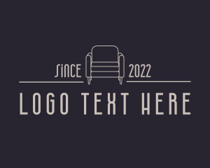 Armchair - Elegant Sofa Furniture logo design