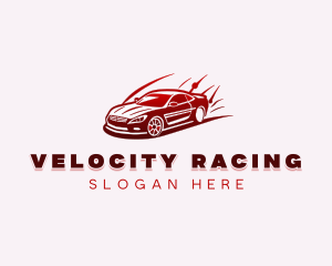 Race Car Auto Vehicle logo design