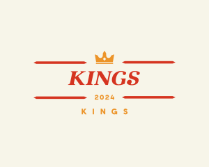 Retro Crown Business logo design