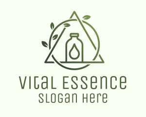 Essence - Wellness Essence Oil Bottle logo design