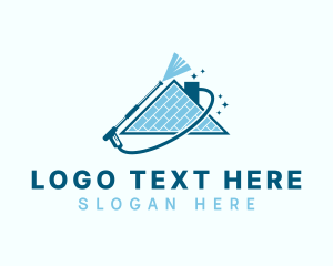 Roof - Pressure Washing Roof logo design