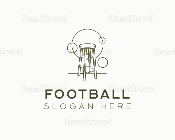 Simple Chair Furniture Logo