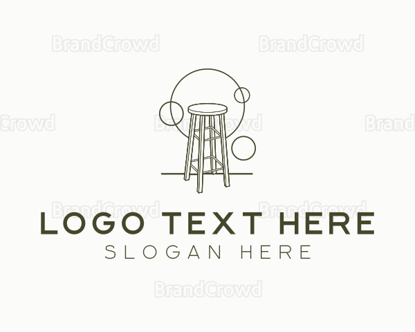 Simple Chair Furniture Logo