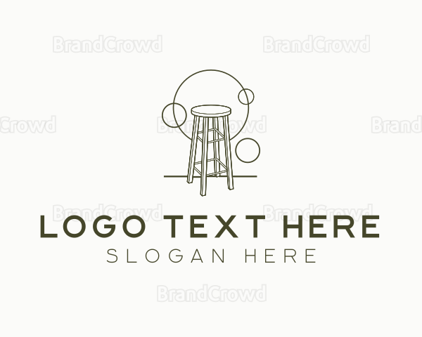 Simple Chair Furniture Logo