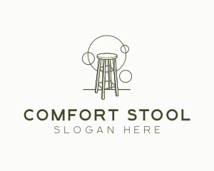 Chair Furniture Decoration logo design