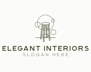 Chair Furniture Decoration logo design