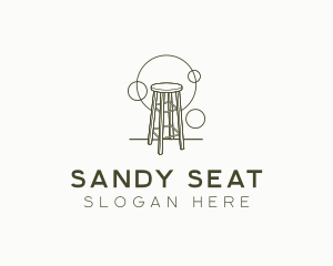 Chair Furniture Decoration logo design