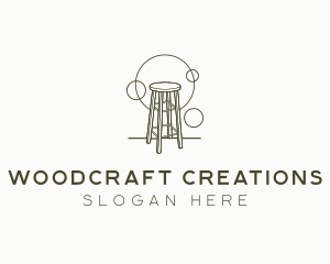 Chair Furniture Decoration logo design