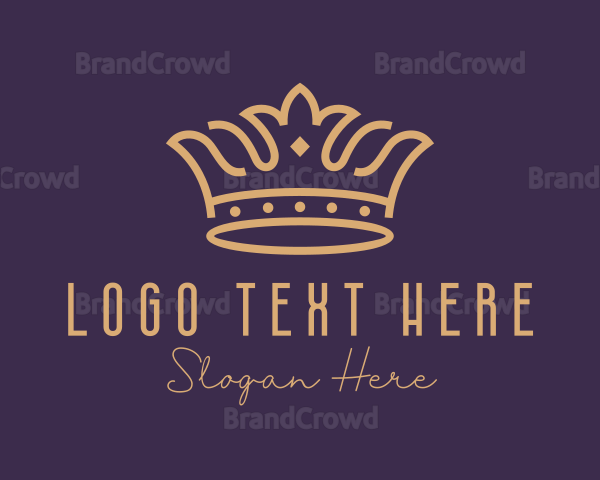 Gold Jewelry Crown Logo