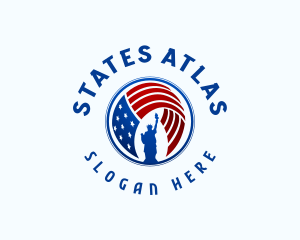 American Liberty Flag logo design